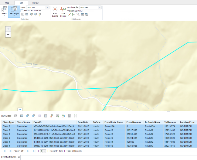 Event selection results Event selection results